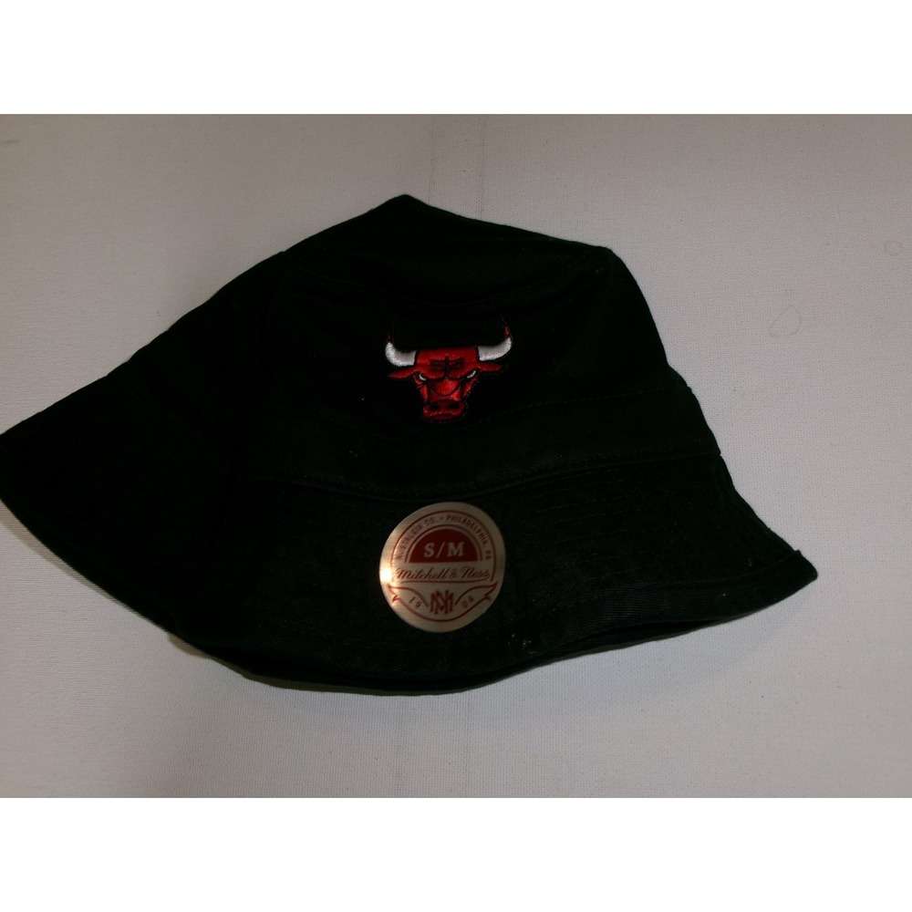 CHICAGO BULLS FLOPPY BUCKET BEACH GOLF 00S Y2K HAT CAP VINTAGE DEATOCK H3